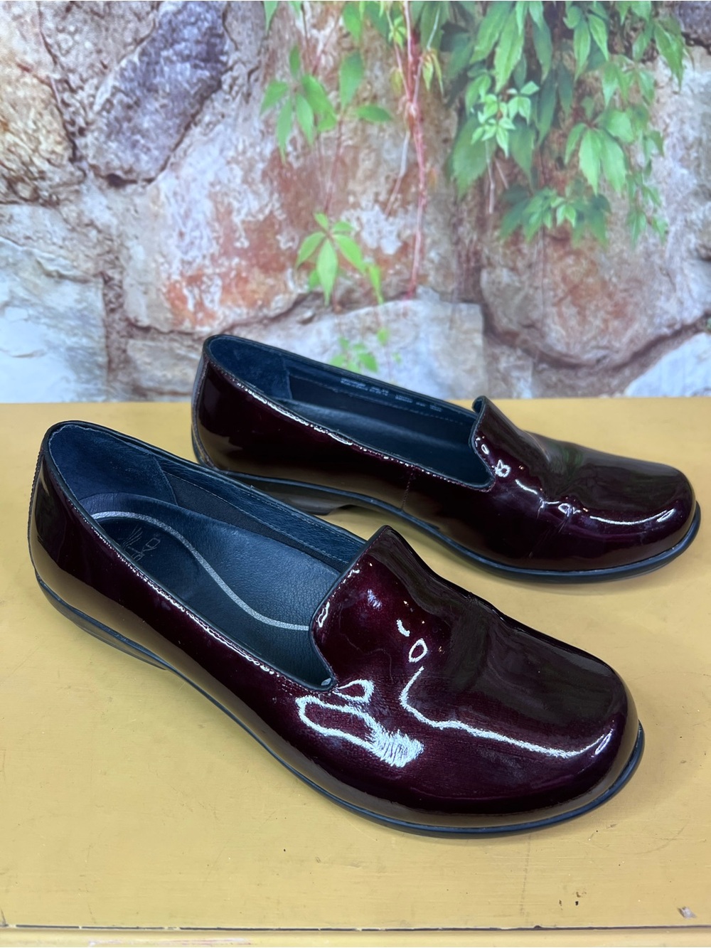 DANSKO Burgundy Olivia Patent Leather Loafers, 39 - Picture 14 of 14